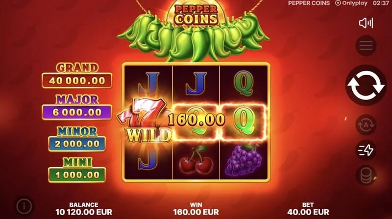 Pepper Coins - Wild i dobitna kombinacija